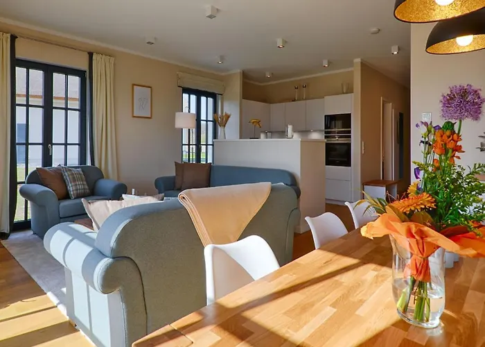 Reetland Am - Luxus Reetdachvilla Mit 3 Schlafzimmern, Sauna Und Kamin F20