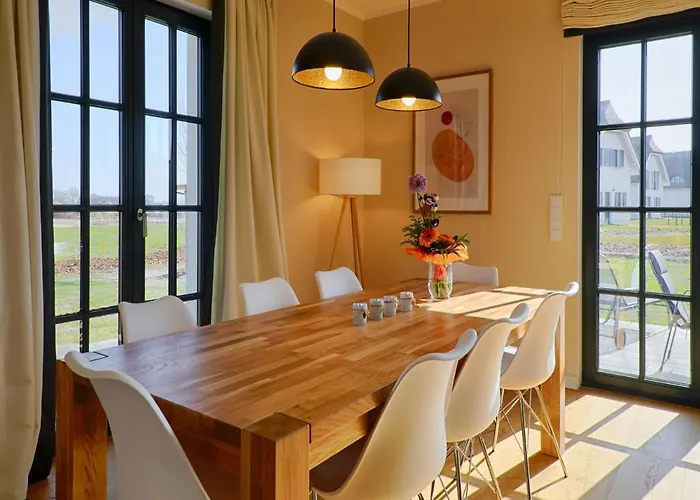 Reetland Am - Luxus Reetdachvilla Mit 3 Schlafzimmern, Sauna Und Kamin F20 Ferienhaus