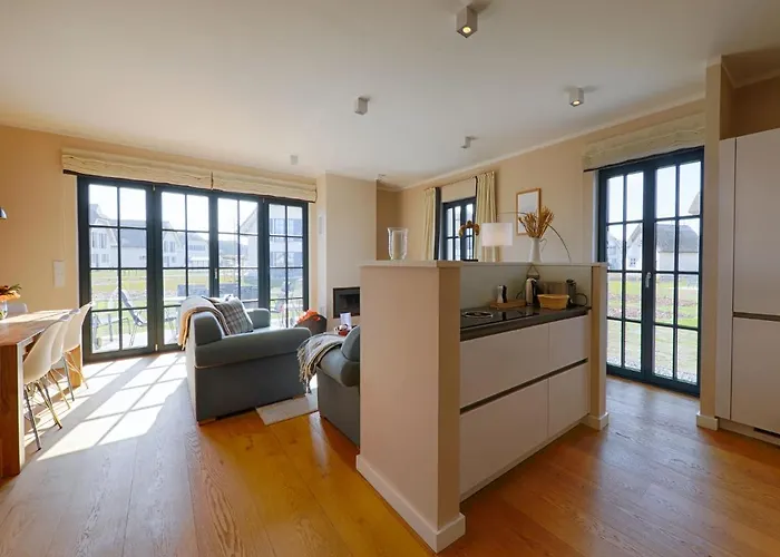 Reetland Am - Luxus Reetdachvilla Mit 3 Schlafzimmern, Sauna Und Kamin F20